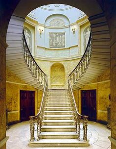 Staircase in Rotherham House, actually from Home House